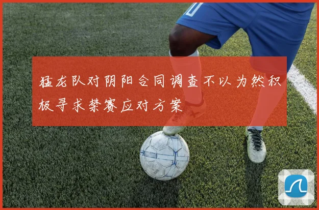 猛龙队对阴阳合同调查不以为然积极寻求禁赛应对方案